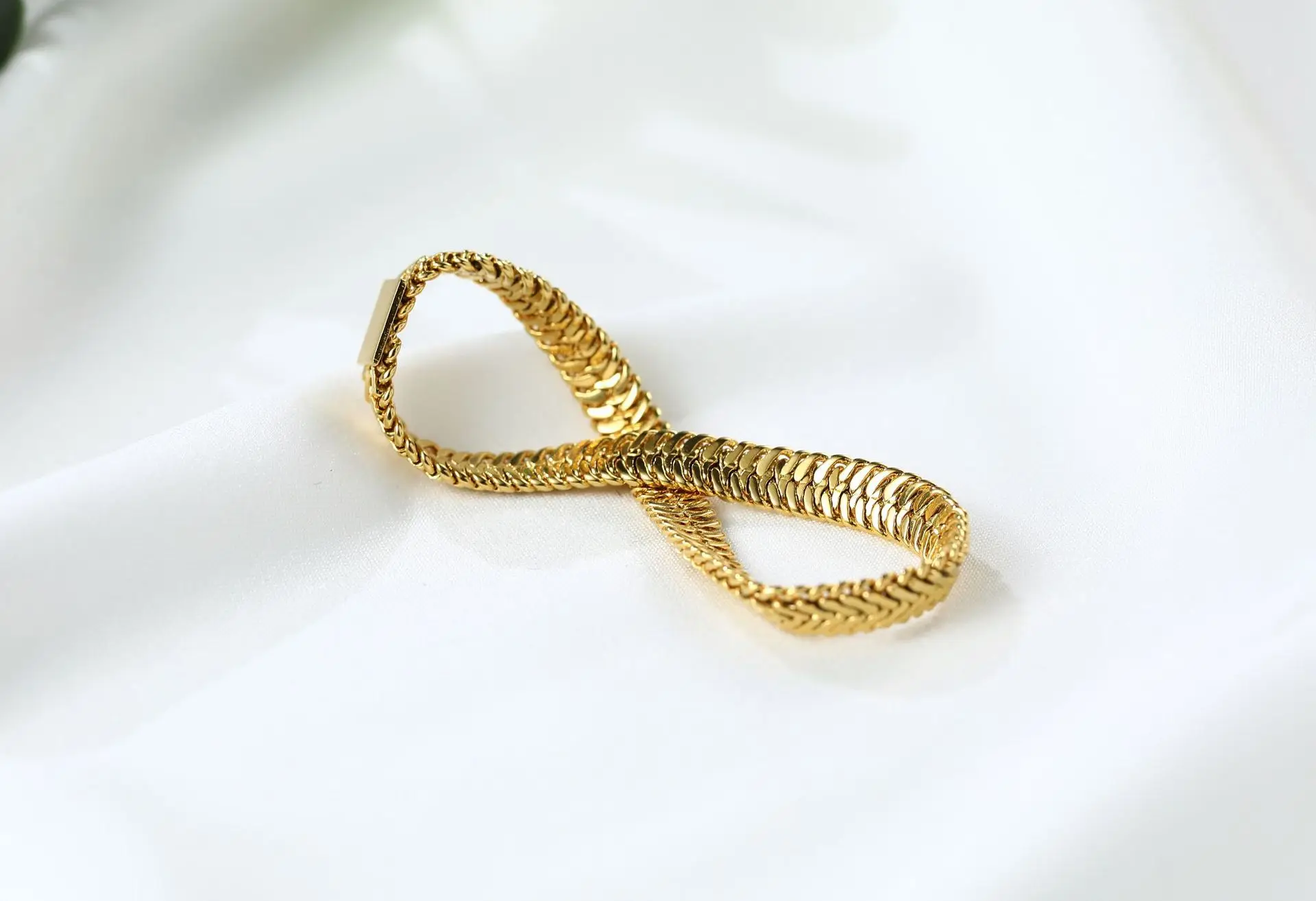 Модное простое многослойное кольцо со змеиной костью мягкая цепочка