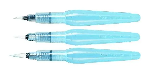 

Ручка для кисти воды Pentel Aquash по одной из тонких, средних и широких кистей