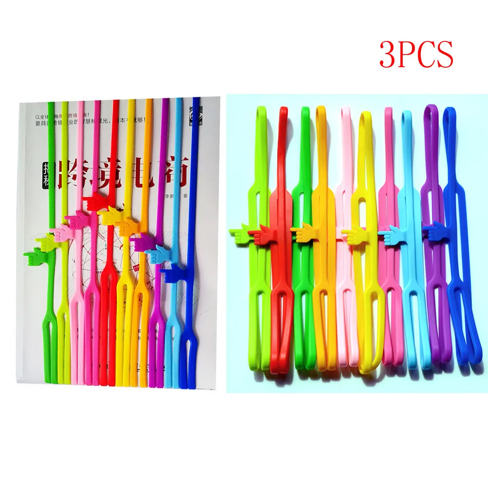 3 шт. силиконовые закладки для книг|Подставка книг| |