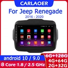 Автомагнитола для Jeep Renegade, мультимедийный видеоплеер на android, с gps, Wi-Fi, для Jeep Renegade, типоразмер 2 din, 2016, 2017, 2018, 2019, 2020