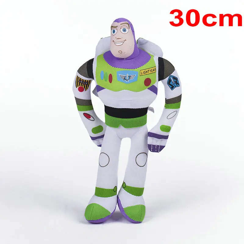 Buzz Lightyear 30cm 20 см/30 см История Игрушек 4 Вуди и Базз Лайтер Плюшевые игрушки Мягкая кукла мультфильм игрушки для детей день рождения рождественские подарки - Цвет: Buzz Lightyear 30cm