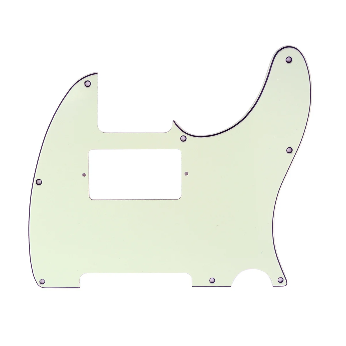 

Musiclily 8 Hole Guitar Tele Pickguard Humbucker HH for USA/Mexican Made Fender Standard Telecaster Style, 3Ply Ivory