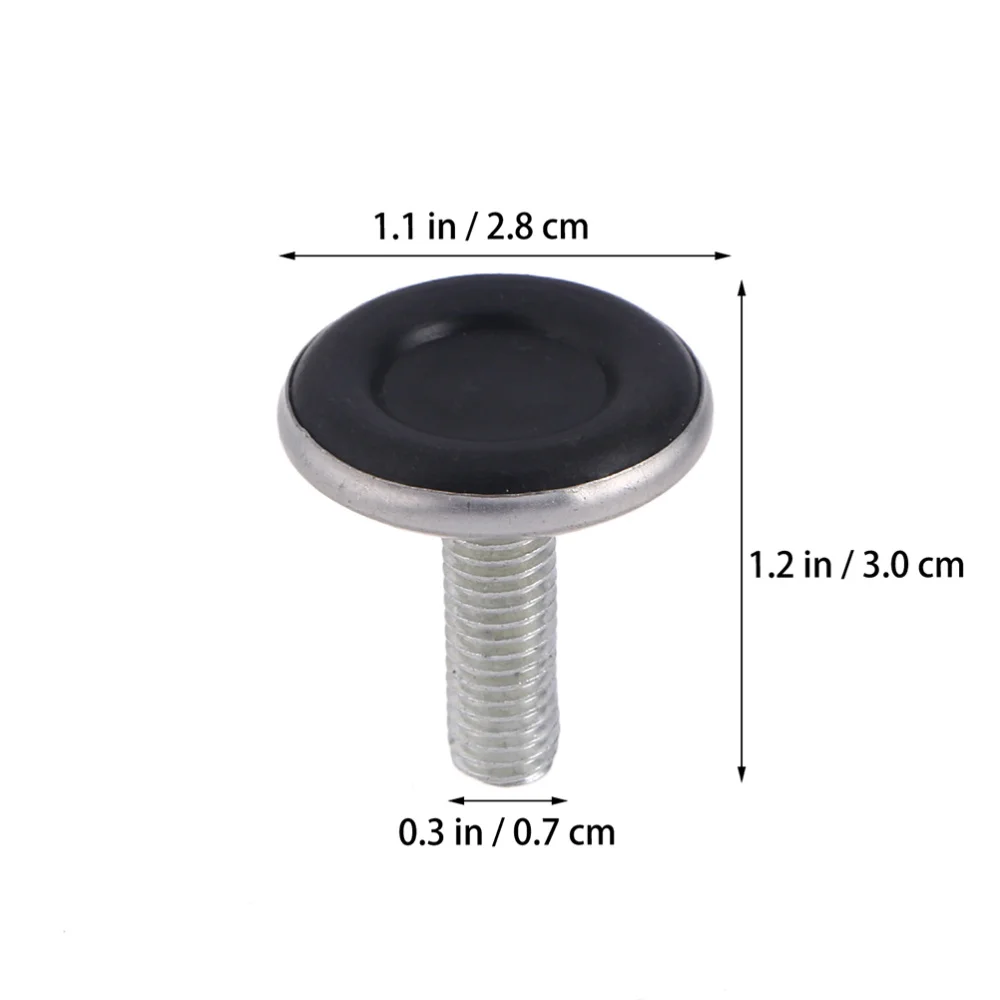 

48Pcs Furniture Levelers Table Levelers and Chairs Levelers Home Parts (Black)