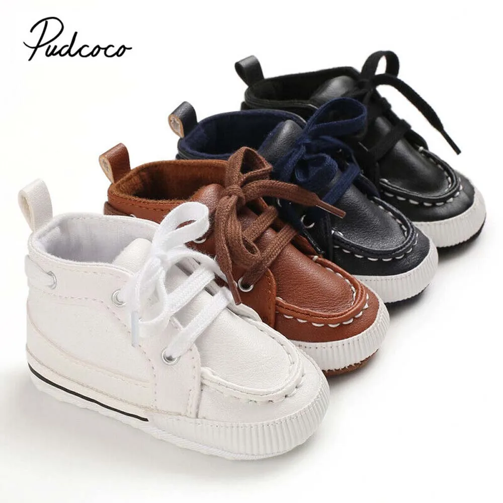 2019 брендовая мягкая детская обувь из искусственной кожи для новорожденных