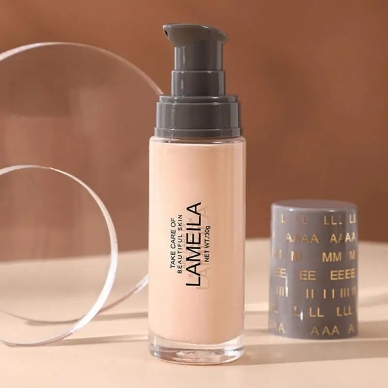 

Liquid Concealer Naturally Covers Face Pox Print Covers Dark Circles Waterproof lasting Oil Control Face Foundation Makeup TSLM1