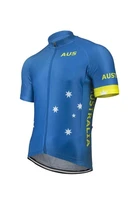 blue australia cycling jersey unisex long sleeve cycling jersey clothing apparel quick dry moisture wicking cycling sports