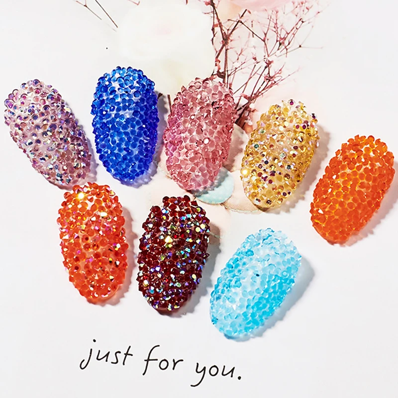 Новинка 2020 1 коробка икры 3D украшения для ногтей кристаллы микро Стразы маленькие