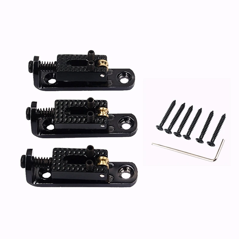 3 шт. отдельные одиночные роликовые седла гитары мост для 3/4/5/6 струн сигарная