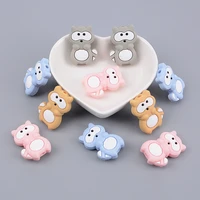 baby teether silicone beads raccoon bpa free food grade silicone care diy pacifier chain pendant accessories baby teething toys