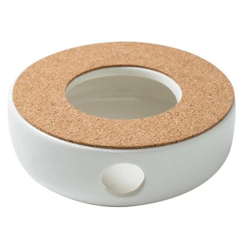 

Mini Portable Ceramic Teapot Holder Base Teapot Warmer Insulation Base Coffee Water Warmer Candle Holder Tea Accessories