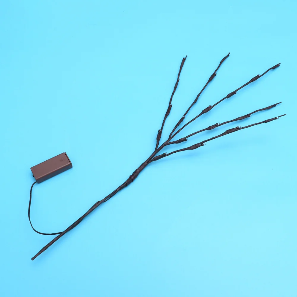 

Simulative Tree Branch Light Lamp Beautiful 20 Lamps Nigh Light for Home Christmas Party (Four Color 20 Lamps Without Battery)