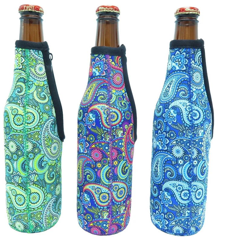 1 шт. 330 мл охладитель для пивных бутылок рукав неопрен молния сшитый