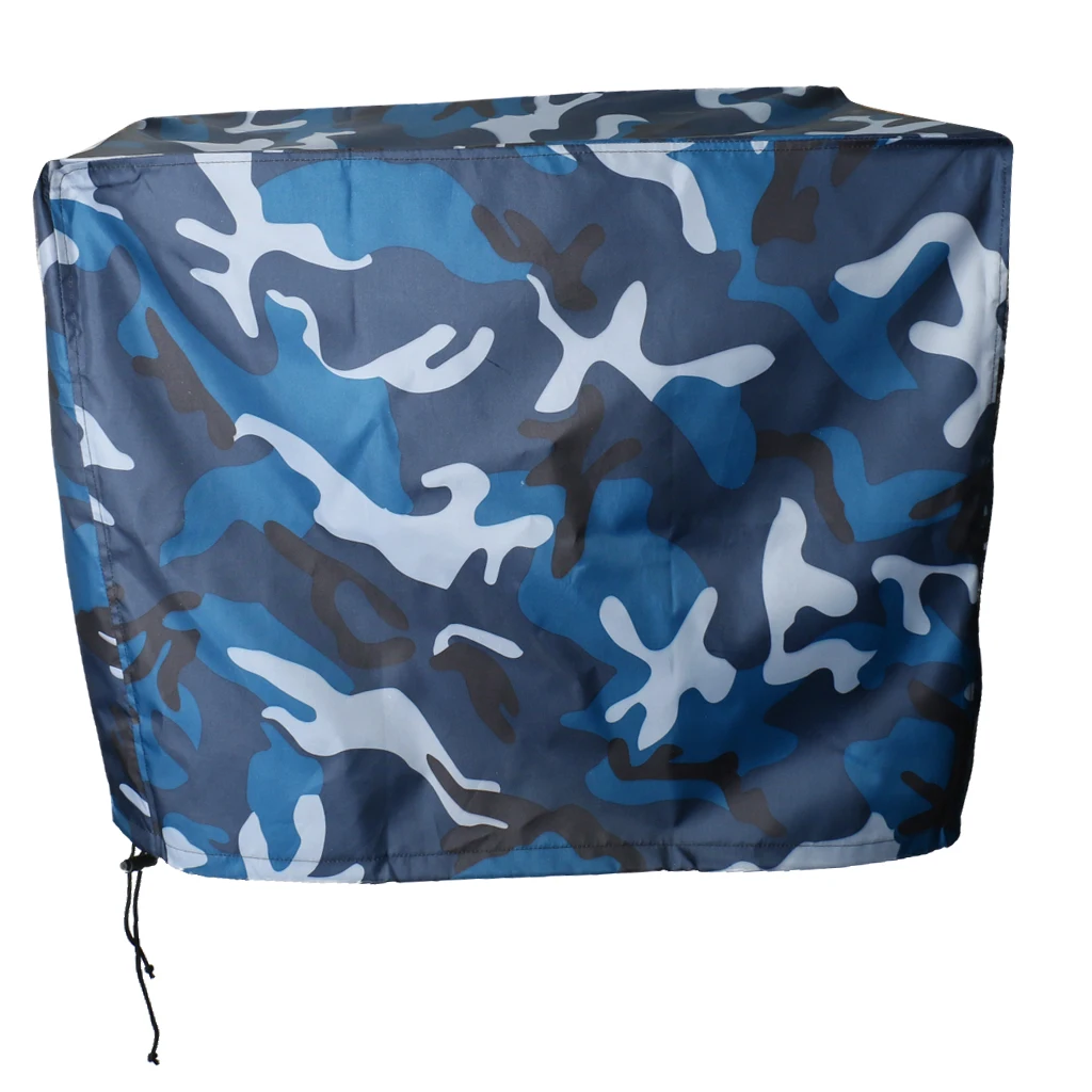 

2pcs Boat Outboard Engine Cover - Marine Motor Protective Hood - Waterproof for 2-15 & 30-90 HP Engines