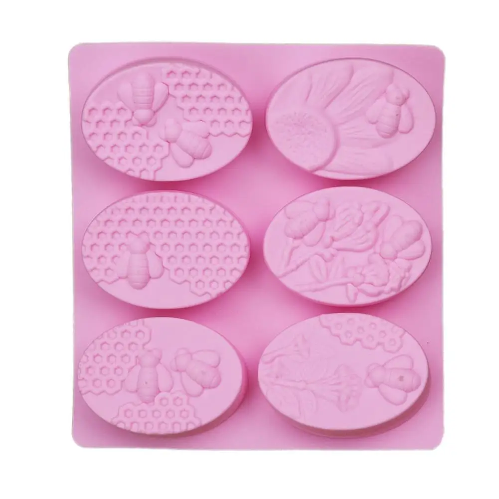 Силиконовая форма для мыла 3D пчелы инструмент выпечки сыра мусса торта шоколада