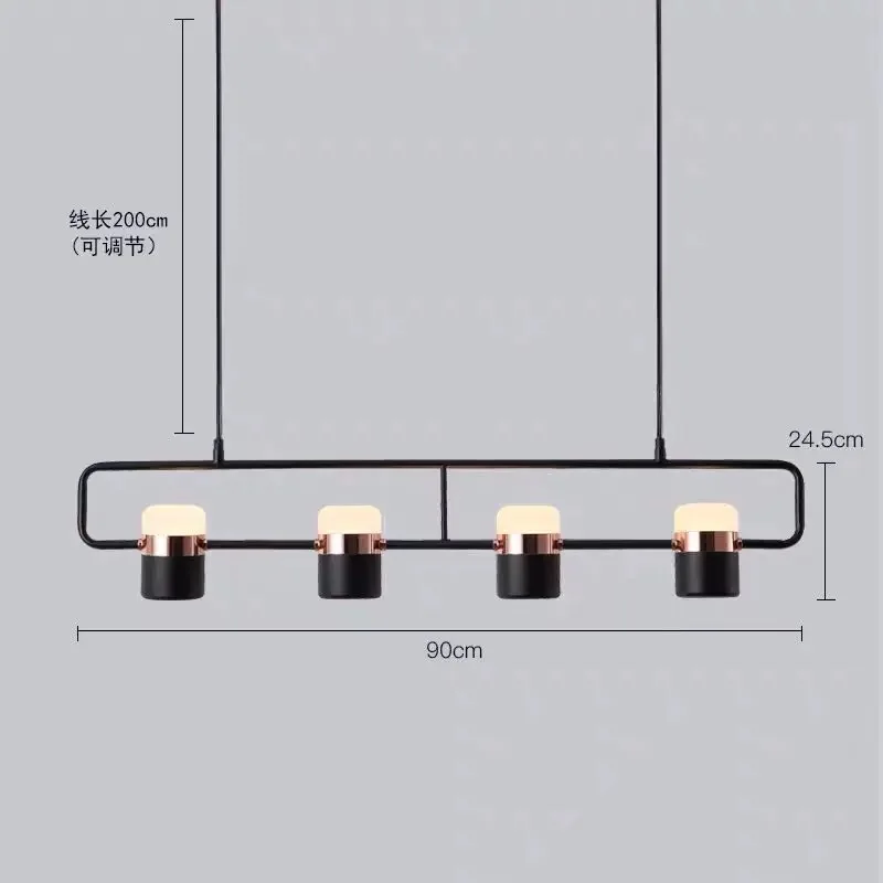 

led modern restaurant front desk single head creative personality industrial wind lamp art bar decoration chandeliers wy12165
