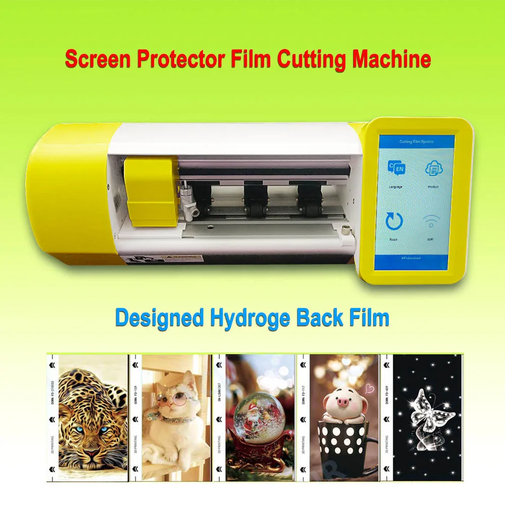 

Mobile Phone Front Screen Display Protective Films Hydrogel Sheet Cutting Machine Plotter For iPhone Huawei Back Glass Film Cut