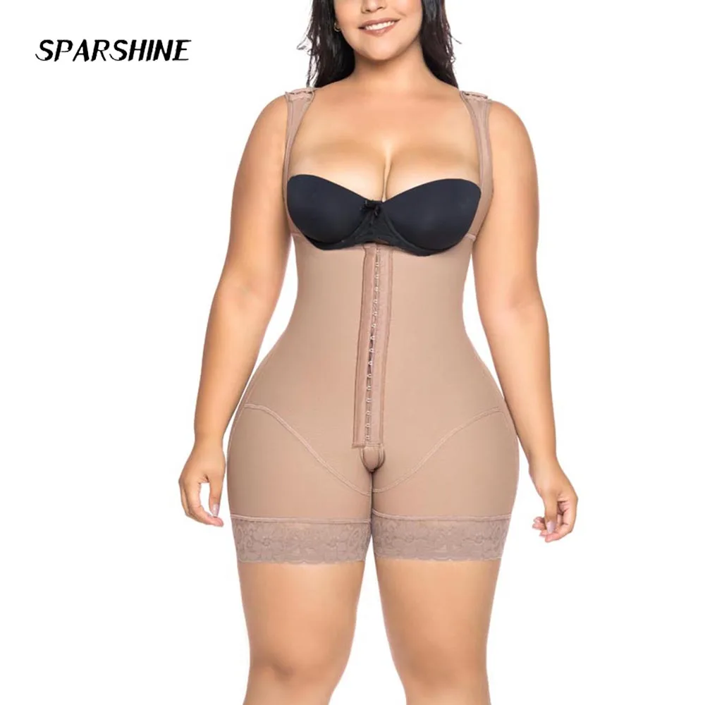 

Women'S Shapewear Hook And Eye Open Chest Closure Tummy Control Adjustable Crotch Open Bust Bodysuit Corset Minceur