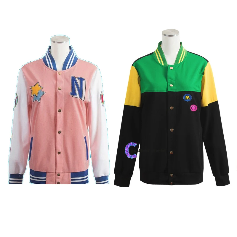 

Anime Iwatobi Swim Club Hazuki Nagisa Cosplay Jacket Tachibana Makoto Baseball Swim Jacket Unisex Pink Hoodies Sportwear Coat