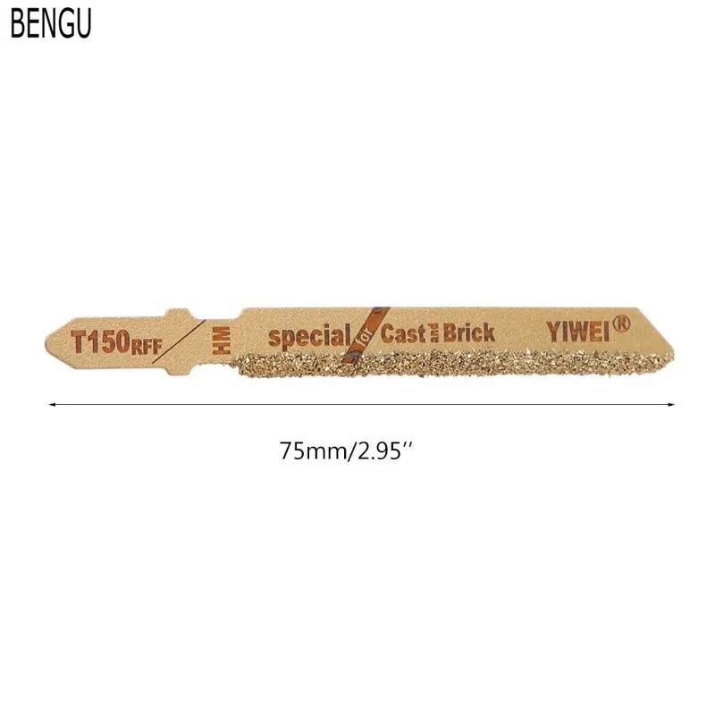 

3pcs 3" T150 Carbide Grain 50 Grit T-Shank Jigsaw Blades Ceramic Tile Cutting Tool New B03D