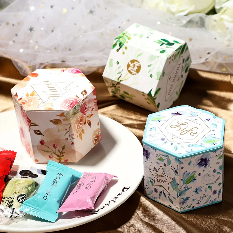 10 шт. Подарочная коробка для конфет коробки вечеринки на день рождения сладкие