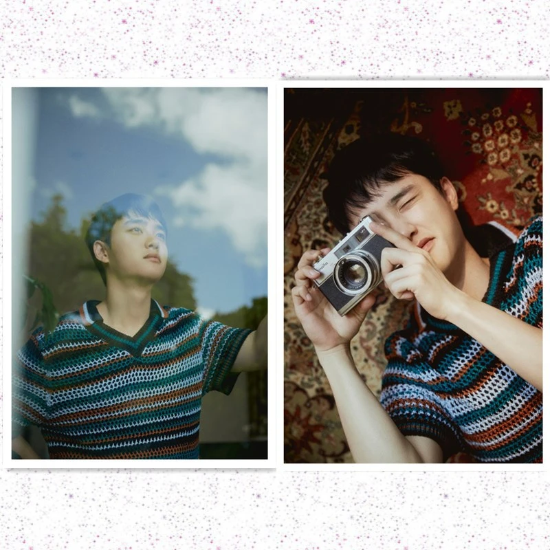 

2PCS/SET KPOP EXO Member D.O New Single Self-Adhesive Photo Poster Wall Sticker Dormitory Room Decorative Painting F96