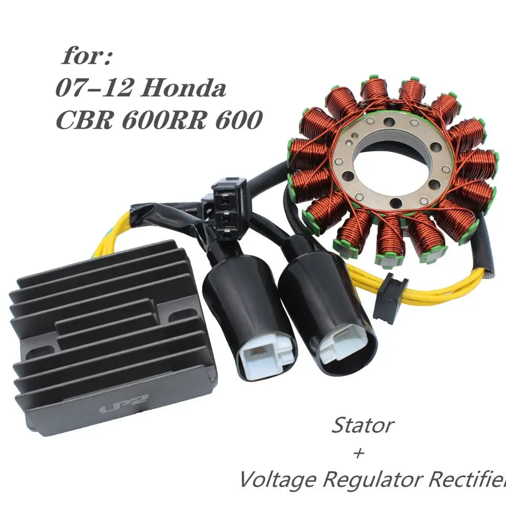 

Motorcycle Coil Stator + Regulator Rectifier For 2007-2012 Honda CBR600RR 600