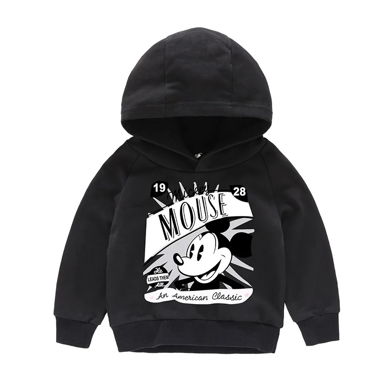 Одежда для маленьких мальчиков с Микки Маусом топы длинным рукавом детские