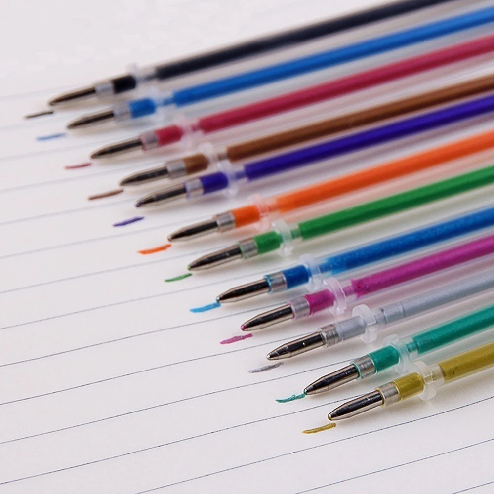 48 шт. набор гелевых ручек для рисования карамельные цвета|Стержни ручек| |