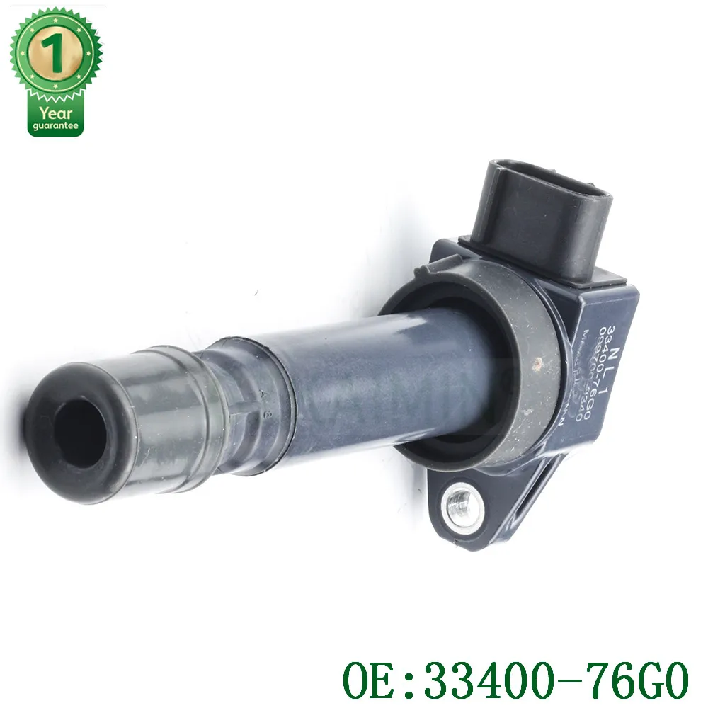 Комплект 4 оригинальных катушек зажигания 33400-76G0 3340076G0 стандартного качества для