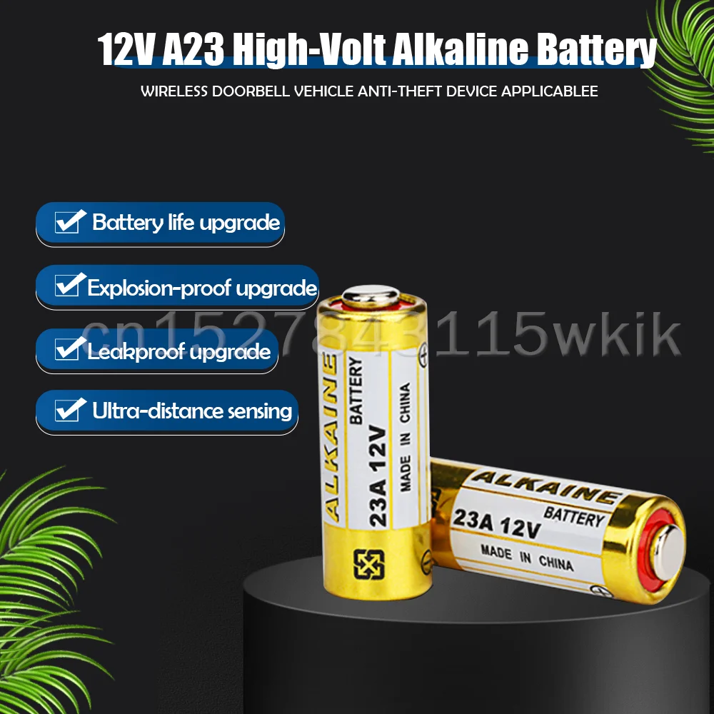 5 шт. 12 В щелочная батарея A23 23A 23GA A23S E23A EL12 MN21 MS21 V23GA L1028 GP23A LRV08 для пульта