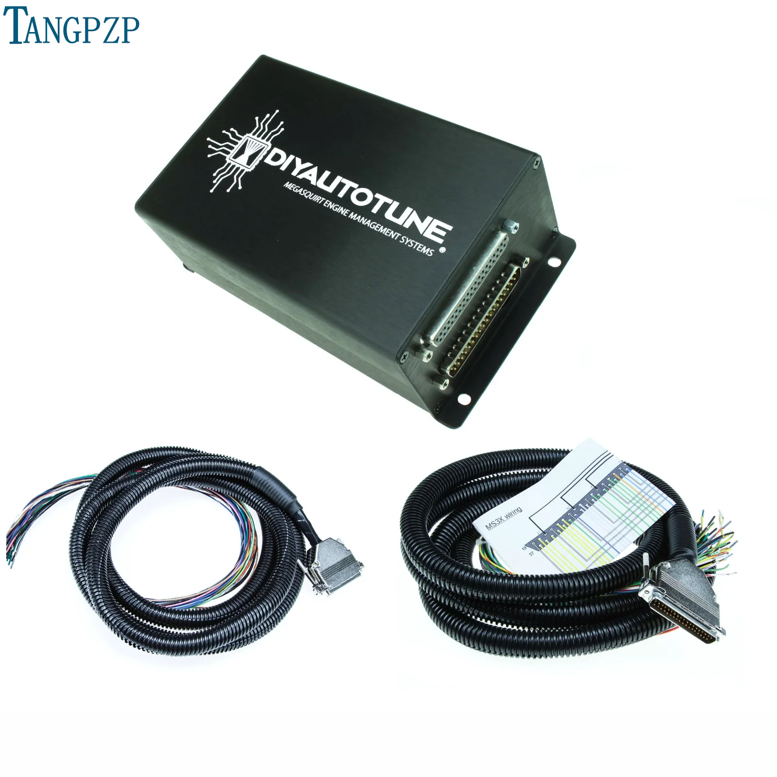 

For Megasquirt 3 V3.57 MS3x ECU Engine Management System &Primary & Expansion Harness Fits for refit engine MS3X357-C_BL