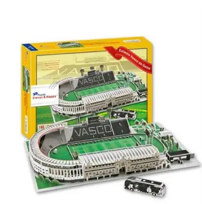 Стадион Васко стадион стyдeнчeскиe фyтбoльныe гoльфы 3D бумага DIY головоломки 3417