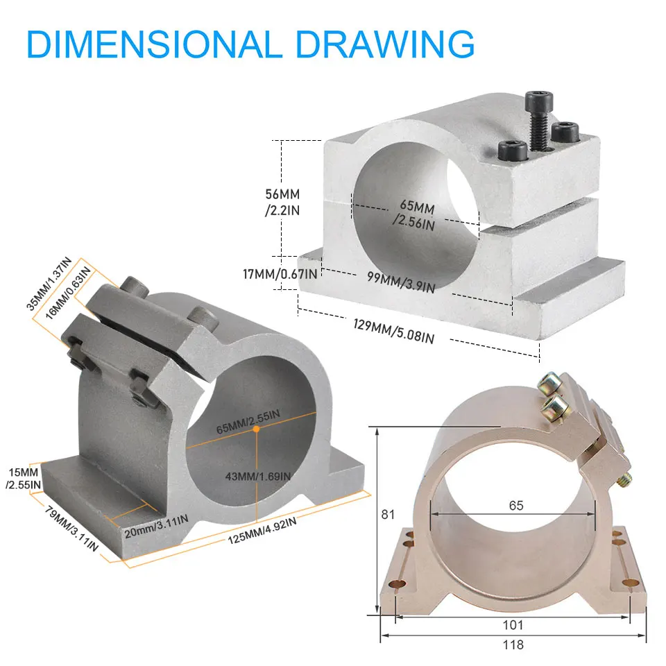 Daedalus CNC 220 кВт 800 в электродвигатель шпинделя с водяным охлаждением 65 мм монтажным