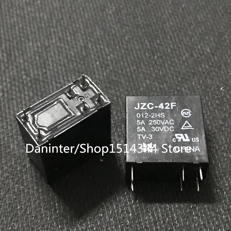 JZC-42F 012-2HS JZC-42F-012-2HS JZC-42F HF42F 5A 250VAC 6PIN Фирменная Новинка 5 шт.-10 шт./лот