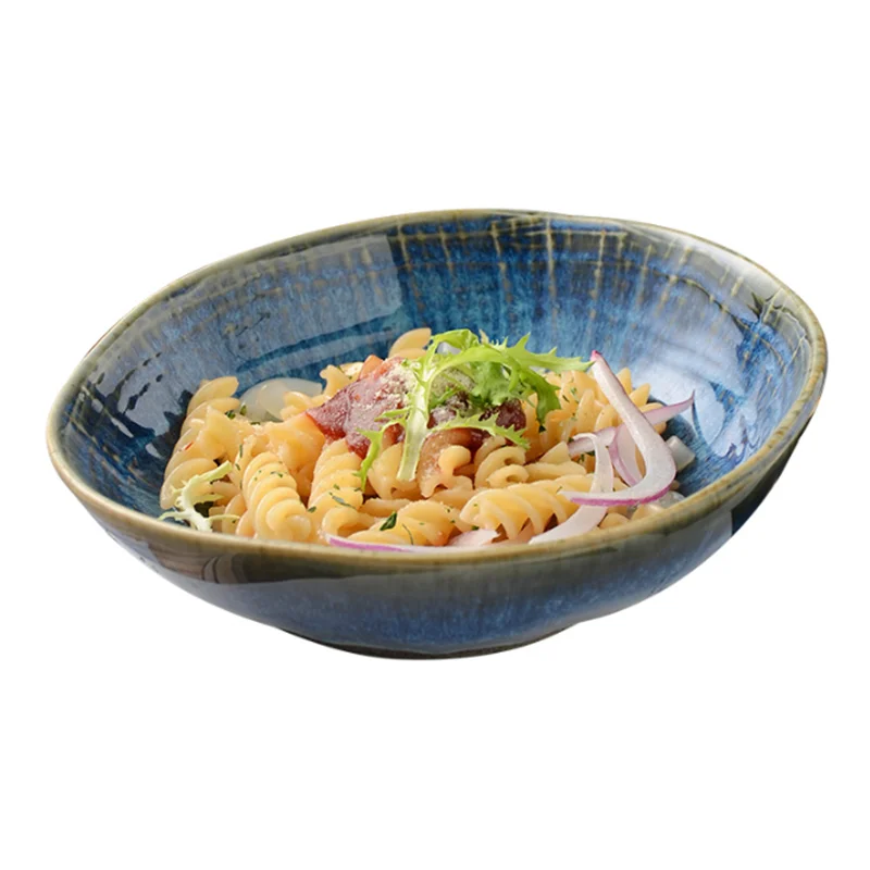 Рамен неправильной формы в японском стиле лапша рамен чаша для риса зерна салата