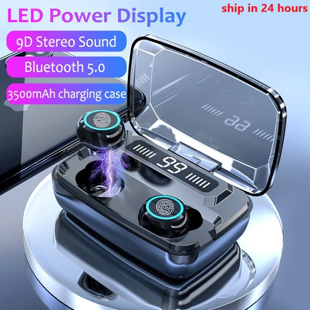 Беспроводные наушники M11 с Bluetooth 5 0 водонепроницаемые сенсорным