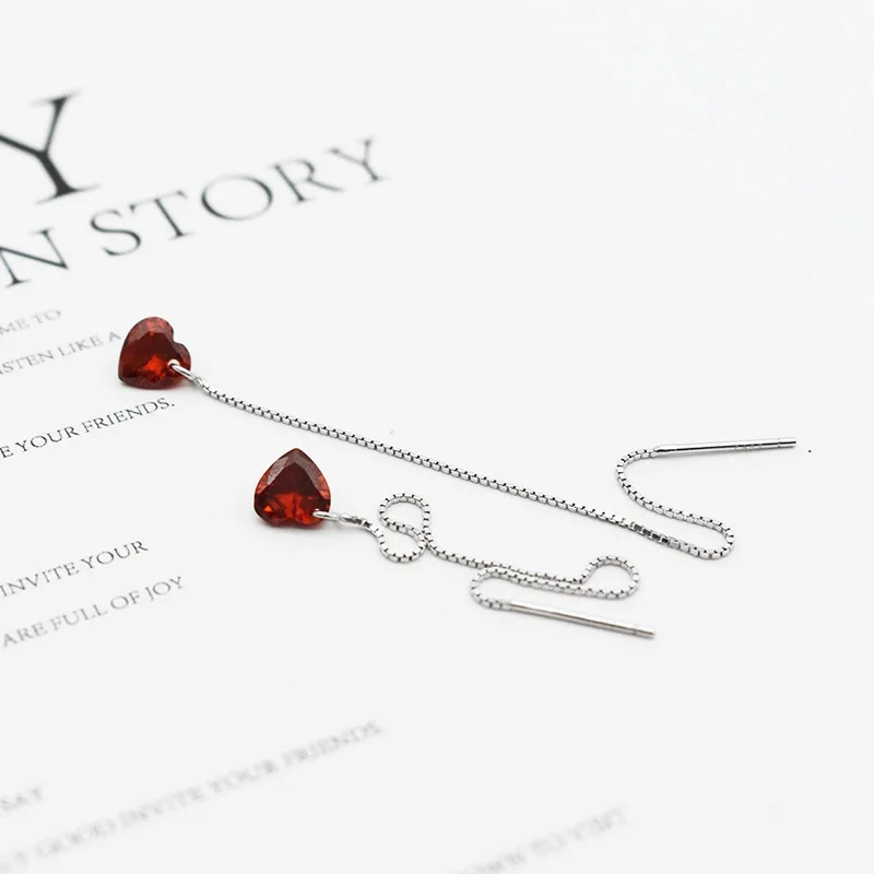 Минималистичные серьги подвески в форме сердца ZOBEI богемном стиле Модные