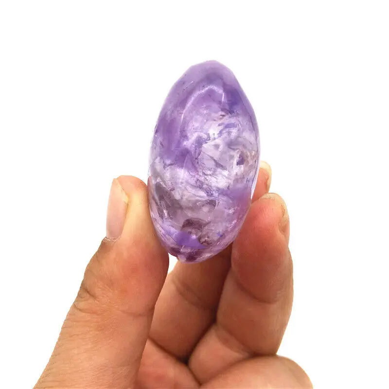 

Drop Shipping Natural Pure Amethyst Moon Shaped Quartz Crystal Stones Crafts Healing Decor Natural Stones and Crystals