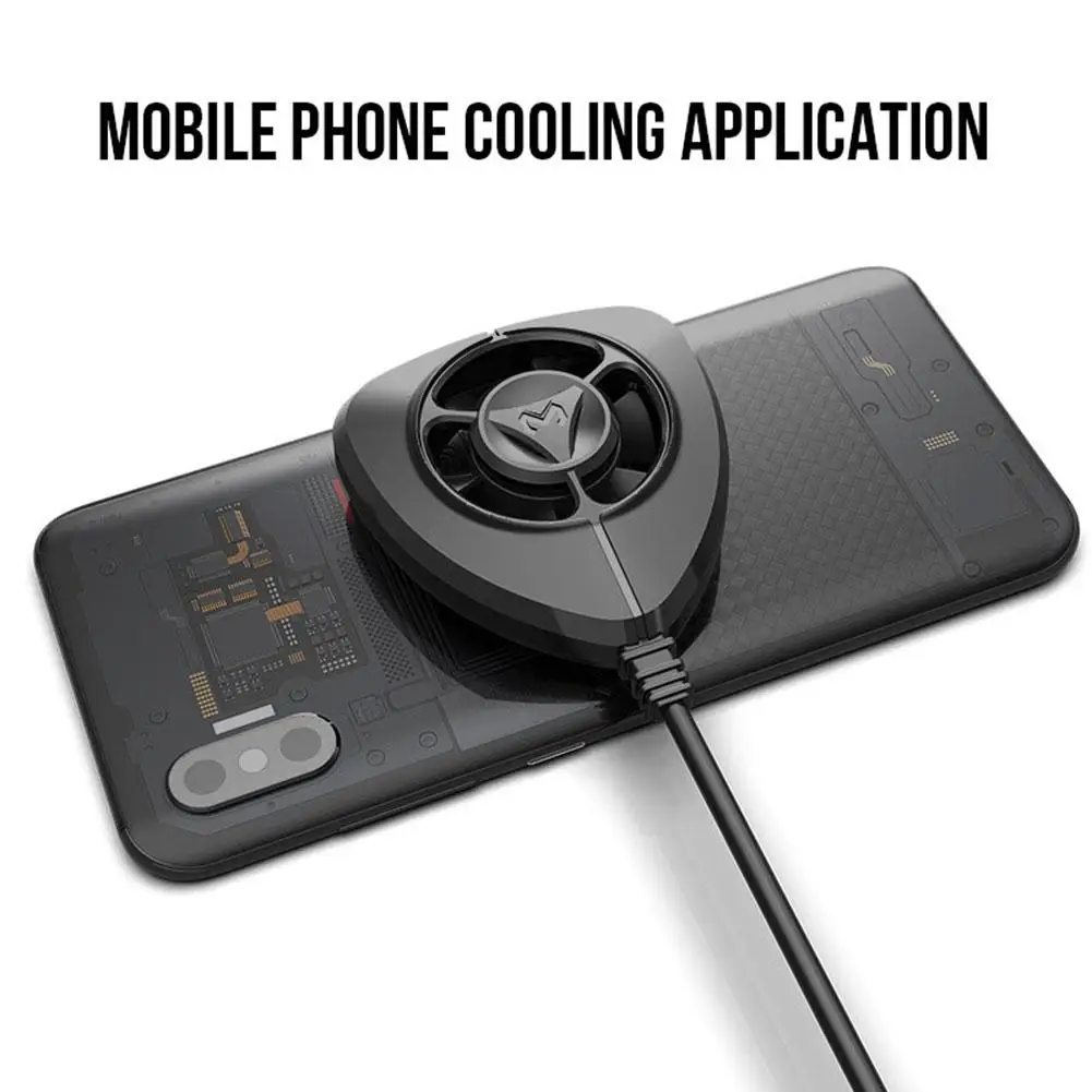 Portable Cooling Fan Gamepad Game Handle Radiator Mobile Phone Cooler Mini Fans For IPhone Samsung Huawei Xiaomi IY335 | Мобильные