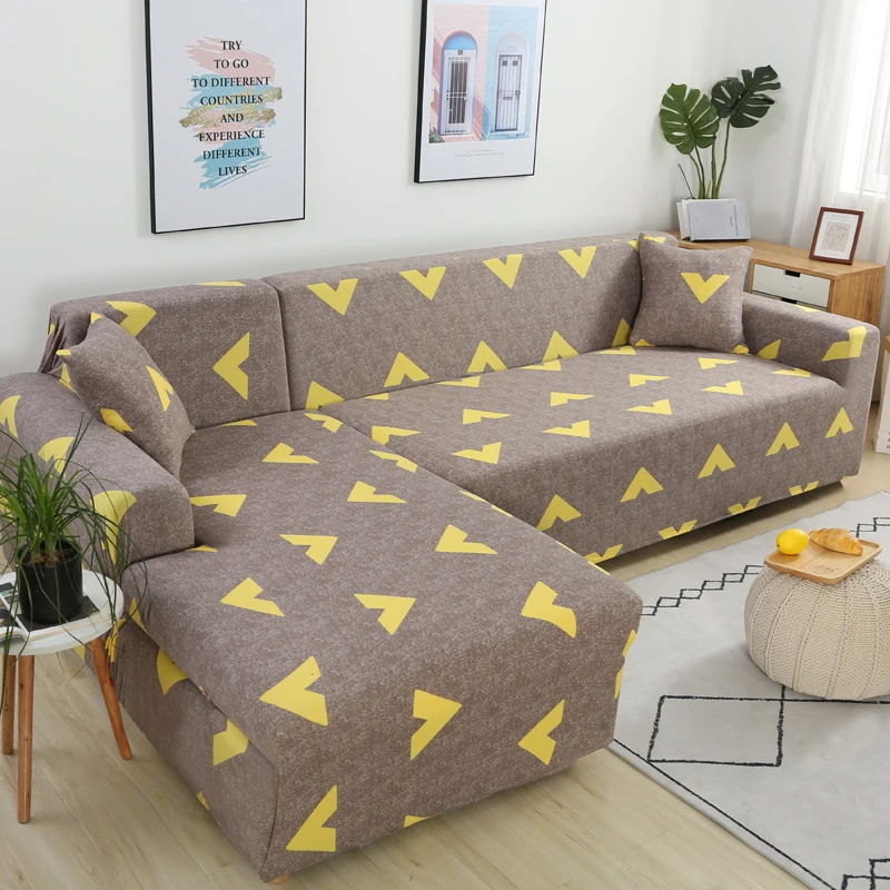

L Shape Sofa Covers Spandex for Living Room Gray Slipcover Stretch Sofa Cover Sofa Sofa Cover Bedspread on The Bed Sofa Cover