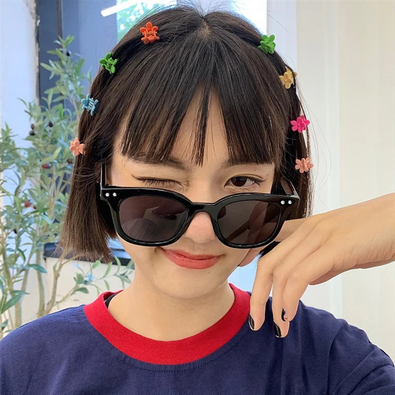 Брендовые новые винтажные Круглые Солнцезащитные очки для женщин и девушек