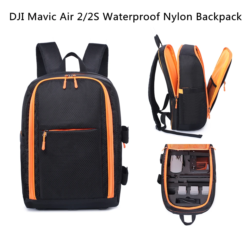 

for DJI Mavic Air 2 Waterproof Nylon Backpack Shoulder Bag Protective Storage Bag Carrying Case for DJI Air 2s Accessories
