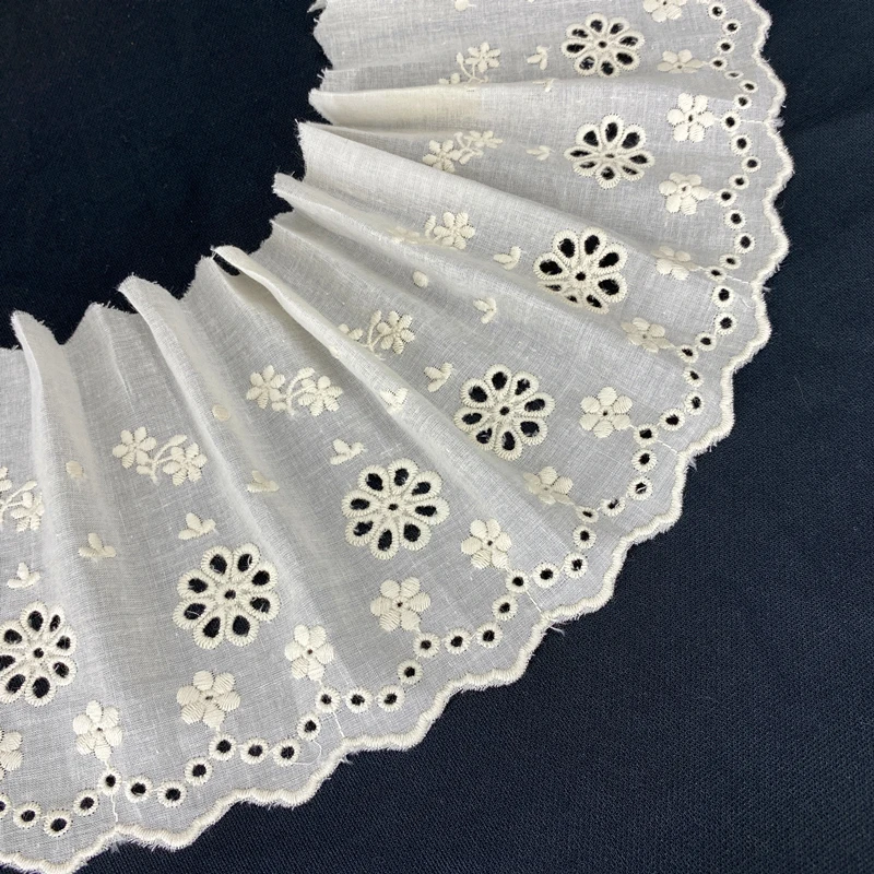 Кружевная отделка сделай сам 13 см винтажная хлопковая кружевная ткань занавеска