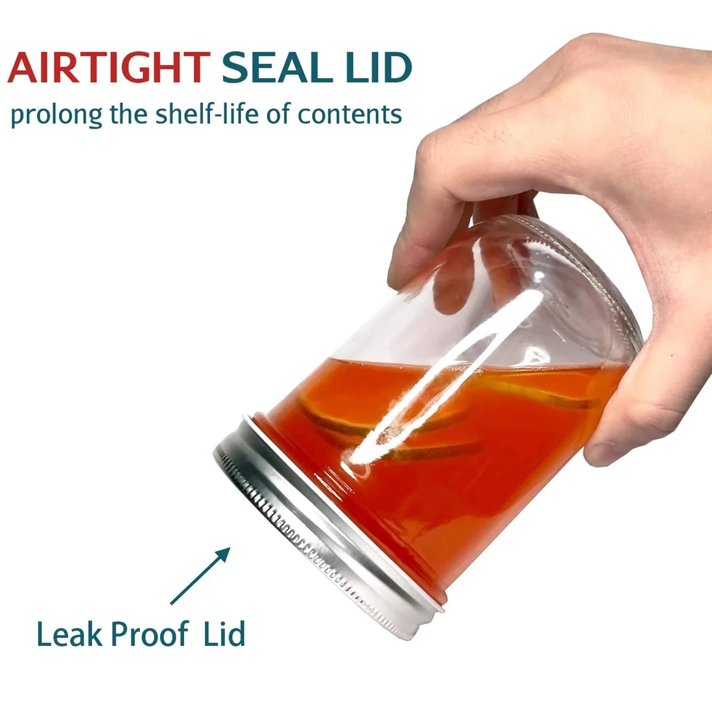 380 мл Стекло регулярные рот стеклянные банки с металлической крышки для