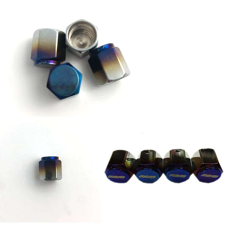 4 шт. колпачки для крышка штока клапана автомобильных шин алюминиевые колпачок