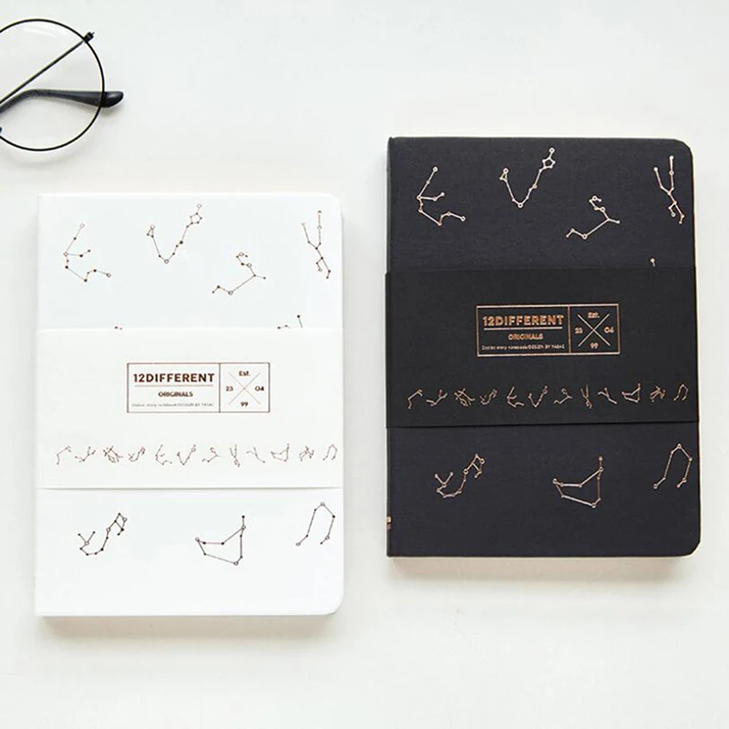 Книга с созвездиями в твердом переплете дневник пустыми внутренними страницами