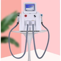 2021 newest portable ipl hair removal laser nd yag multifunction laser beauty machine shr ipl nd yag with 2 handles