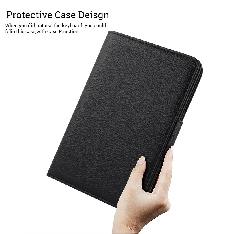 Новый Съемный чехол для iPad mini 5 2019 с клавиатурой Bluetooth PU кожаный Клавиатура 7 9''