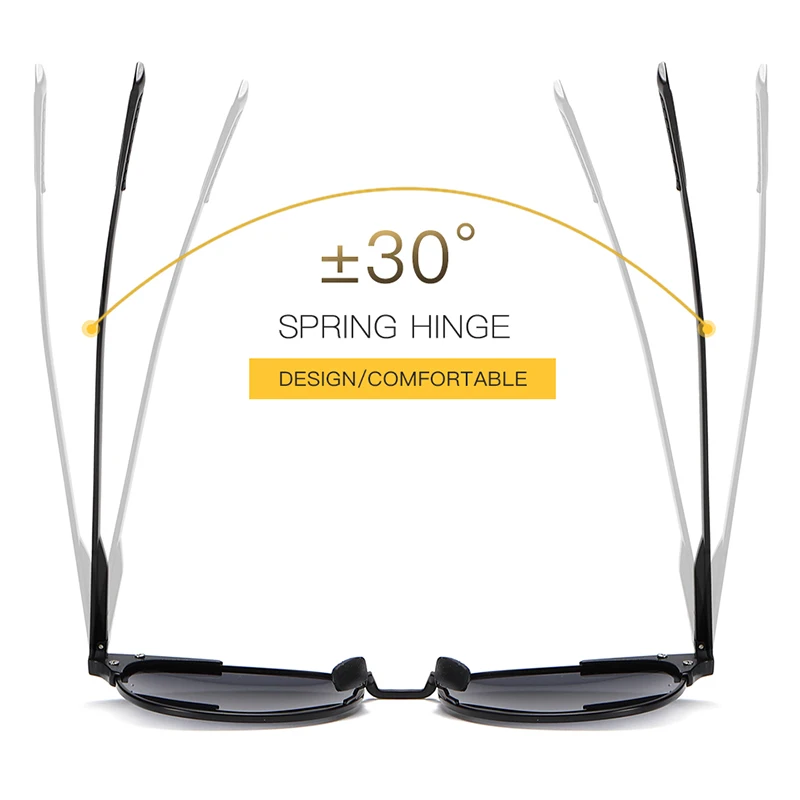 Солнцезащитные очки Мужские поляризационные алюминиево магниевые солнечные