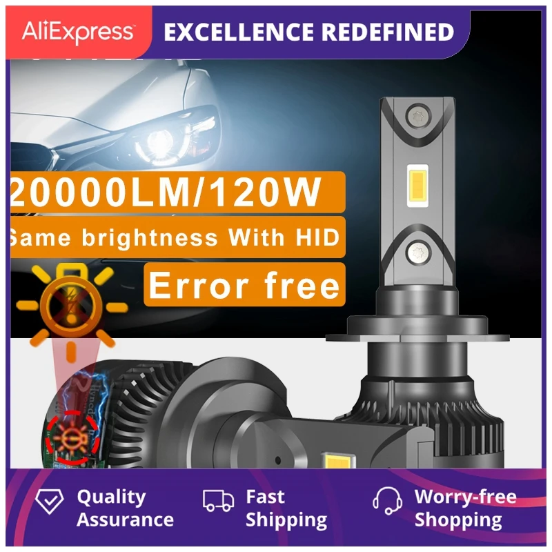 

Светодиодные лампы H4 Led Canbus 9012 лм, светодиодные лампы H8 H9 H11 9005 H7 Led Hb3 9006 6000 Hb4, светодиодные головсветильник лампы k 12 В, светильник Па